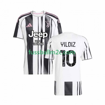 Fußballtrikots Juventus Kenan Yildiz 10 Heim Trikotsatz 2025-2026 Fußballtrikots Juventus Kenan Yildiz 10 Heim Trikotsatz 2025-2026